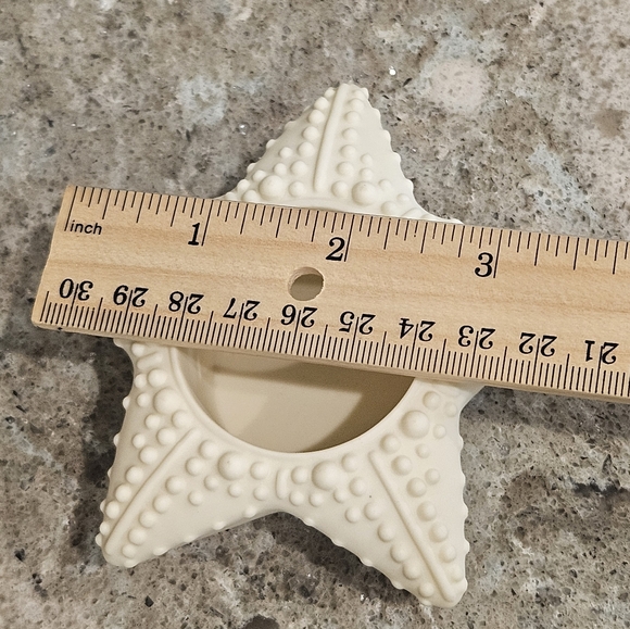 NIB Partylite Tea Votive Sea Drifters Bisque Candle Holders Set of 3 - Picture 6 of 14